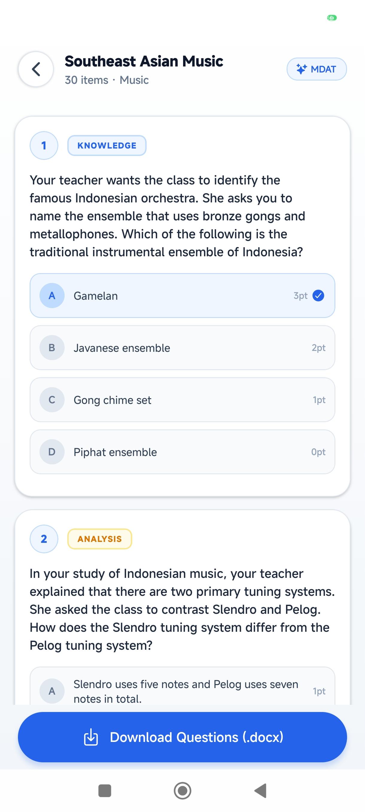 Generated Exam Questions
